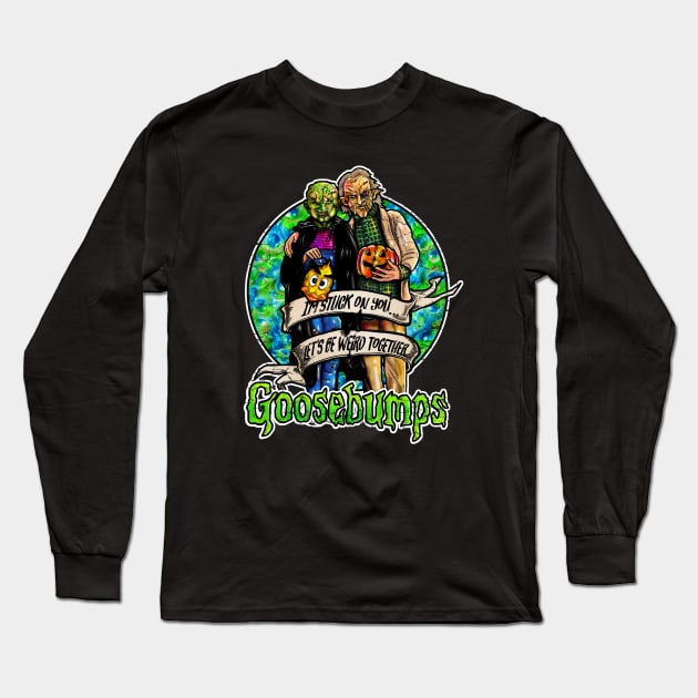 Goosebumps The Haunted Masks. Long Sleeve T-Shirt by Inking Imp